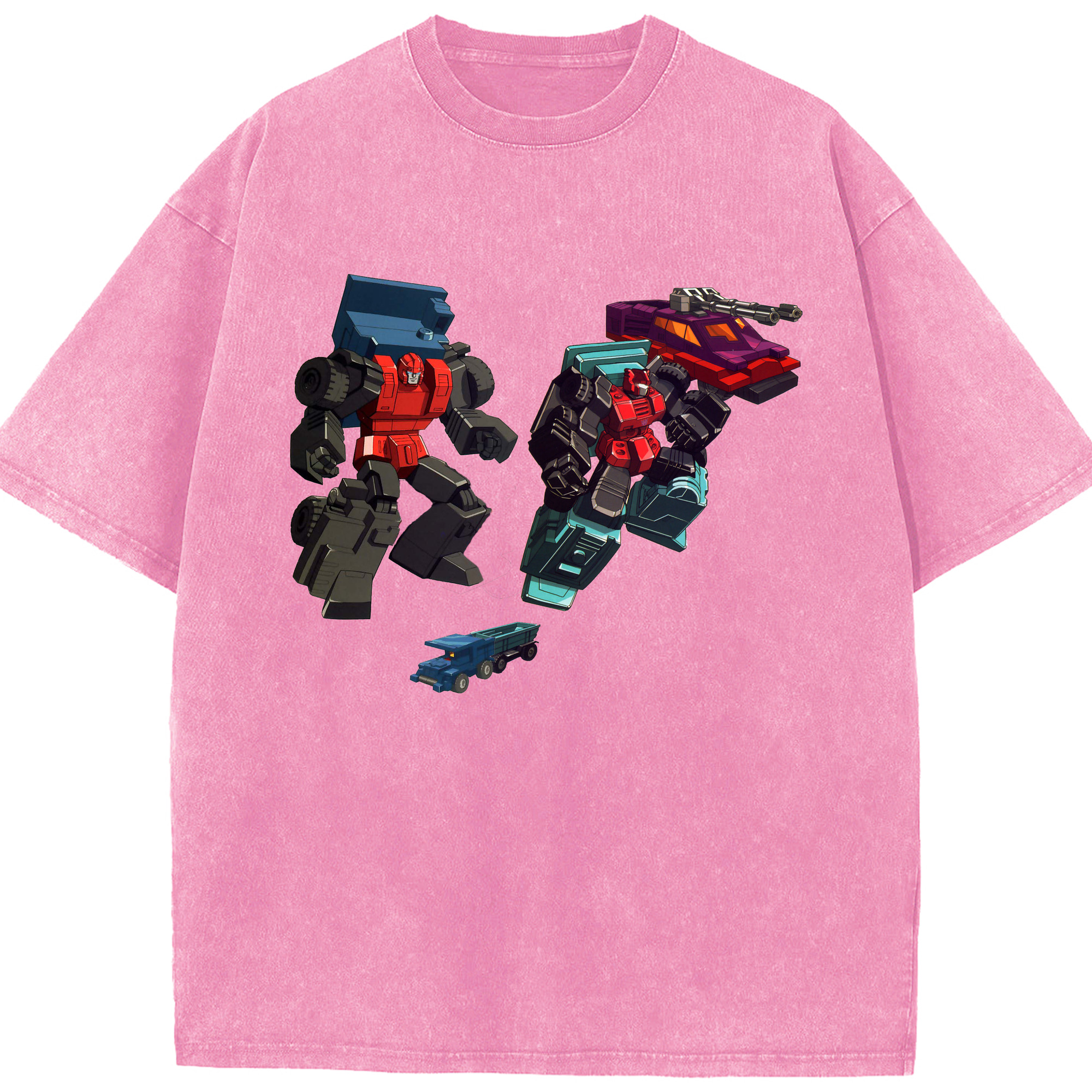 （画像用）  綿100% ヴィンテージ風 半袖Tシャツ（フロントプリント）